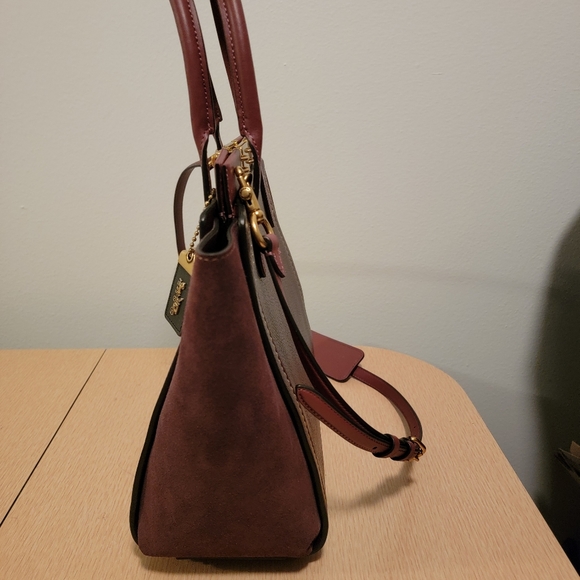 **SOLD**Coach Troupe tote in Vintage Mauve - Picture 3 of 4